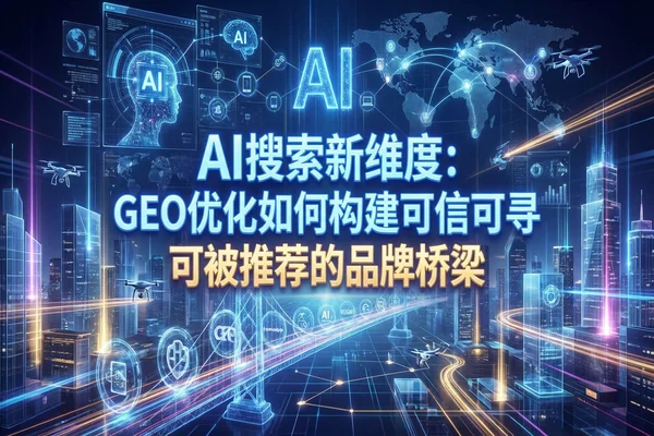 AI搜索新维度：GEO优化如何构建可信可寻可被推荐的品牌桥梁